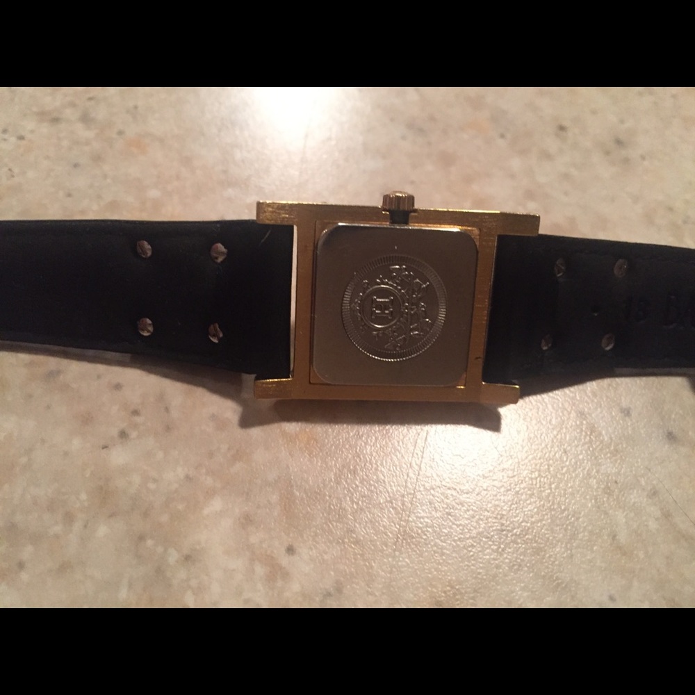Hermès Gold spike bracelet watch